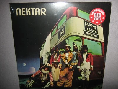 NEKTAR Down To Earth BRAND NEW SEALED Gatefold LimitED of 300 RED Vinyl LP 2019 - Image 1 of 4