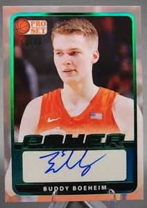 Buddy Boeheim 50/50 2022 Leaf Pro Set Rookie RC Automático Verde Syracuse SP - Imagen 1 de 3