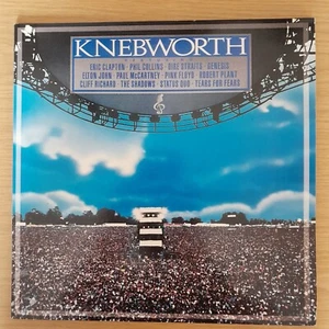 KNEBWORTH - LIVE 2xLP EX VINYL LP - ELTON/McCARTNEY/CLAPTON/QUO/FLOYD/PLANT+++++ - Picture 1 of 12