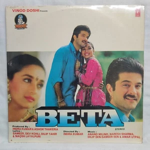 Beta 2 LP Vinyl Record Anand Milind Bollywood Hindi Film Ost Rare 1992 Indian EX - Imagen 1 de 16