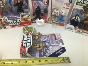 Playskool Star Wars Yoda Luke Skywalker Han Solo Chewbacca Rey Kylo Ren Lot - Picture 1 of 6