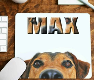 Personalisierte individuelle Familienfoto Firmenlogo Haustiere Kinder Zeichnung Maus Matte Pad - Bild 1 von 8