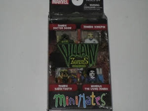 2014 MARVEL MINIMATES : VILLAIN ZOMBIES 4 PACK BOX SET - DR. DOOM / KINGPIN PLUS - Picture 1 of 3