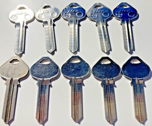 10 RUSSWIN /ILCO # A1011M KEY BLANKS - Picture 1 of 1