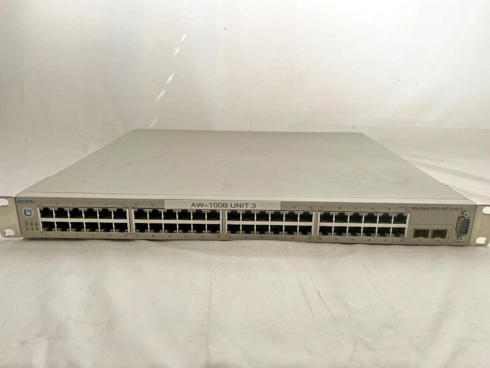 Nortel Baystack 5510-48T 48-Port Network Switch BS5510-48T AL1001A03-E5 - Image 1 of 4