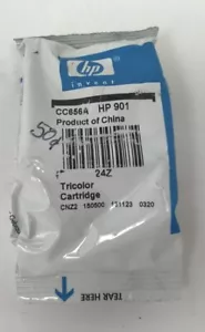 HP 901 Tri Color Color Printer Ink Cartridge Officejet Genuine New Exp 2015 - Picture 1 of 3