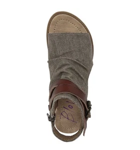 Sandalias Balla Blowfish Malibu para mujer gris/marrón con cremallera 8 - Imagen 1 de 6