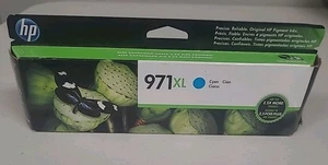 New Genuine HP 971XL Cyan High Yield Ink Cartridge CN626AM Expires Oct 2022 - Picture 1 of 5