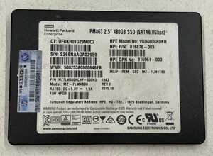 HP PM863 480GB SATA 6Gbps 2.5'' Internal SSD - MZ7LM480HCHP - Afbeelding 1 van 1