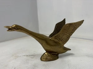 Vintage Messing Fliegende Gans Figur - Bild 1 von 2