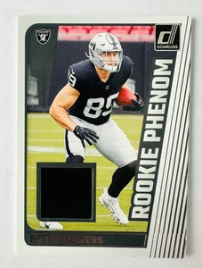 2024 Donruss Brock Bowers Jersey RC Raiders Rookie Phenom! - Picture 1 of 3
