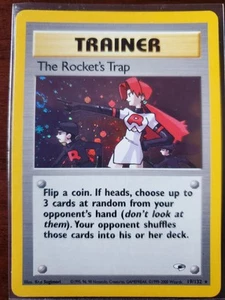 The Rocket's Trap 019/132 Gym Heroes Holo - Imagen 1 de 2