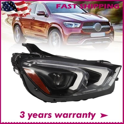 Faro LED derecho para Mercedes-Benz Gle 350 450 2020-2023 sin adaptador AFS RH Foto 1 de 4