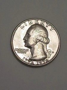 1975-1976 D Bicentennial Washington Quarter Drummer Boy 🇺🇸 DB881 - Picture 1 of 2