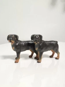 Schleich 1999 Rotweiler Hund 2x Figuren - Bild 1 von 7