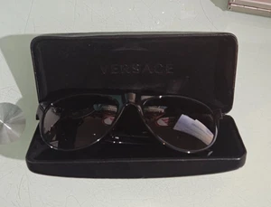 genuine VERSACE  MOD MOD. 4346 GB1/87 BLACK SUNGLASSES  57mm with case - Picture 1 of 11