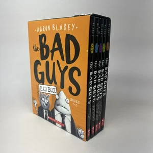 The BAD GUYS BAD BOX Set Lot Books 1 - 5 Paperback by Aaron Blabey NEW - Imagen 1 de 5