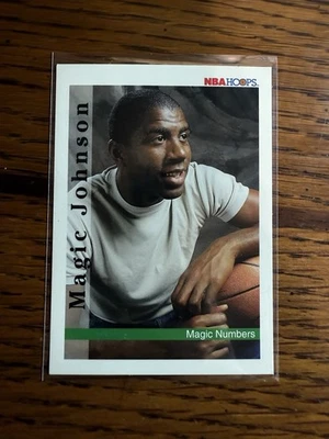 1992-93 Hoops Magic Johnson Los Angeles Lakers #331 - Image 1 of 2