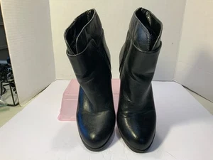 Nine West Damen-Stiefeletten mit Absatz Größe 6,5 schwarz zum Überziehen - Bild 1 von 6