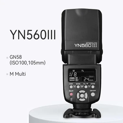 Yongnuo YN 560 III Flash Speedlight Built-in Trigger Receiver System for Camera  - Image 1 of 4