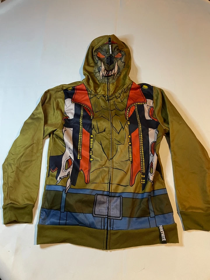 Chaqueta con Capucha Fortnite Niños Marrón Dire Hombre Lobo Manga Larga Cremallera Completa Juegos con disfraces L Foto 1 de 3