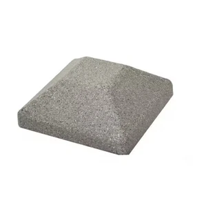 SimTek 5 pulgadas x 5 pulgadas. Gorra de poste superior cuadrada Ecostone/Ashland - gris/gris Nantucket - Imagen 1 de 3