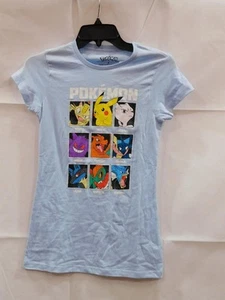 NWT - Junior Girl's Pokemon Character T-Shirt - Lt. Blue- Sz Small - Picture 1 of 1