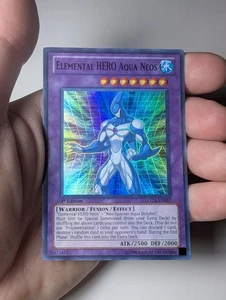 Elemental HERO Aqua Neos - LCGX-EN057 - Super Rare - 1st Edition YuGiOh - Picture 1 of 6