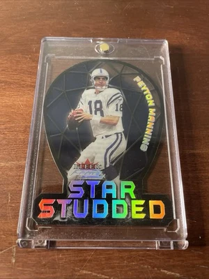 2000 Fleer Focus Star Studded #1 PEYTON MANNING Indianapolis Colts 1/25 - Image 1 of 2