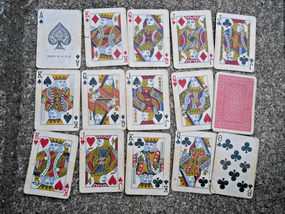 jeu de 52 cartes ancien made in usa - Photo 1/1