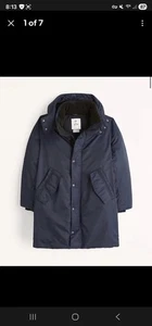 Abercrombie & Fitch Ultra Parka Jacke Navy Small - Bild 1 von 3
