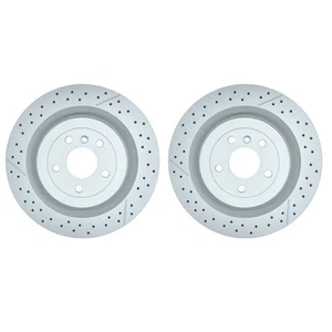 Hella Pair Set of Rear Vented 345mm Disc Brake Rotors For X166 GL63 AMG Base - Picture 1 of 1
