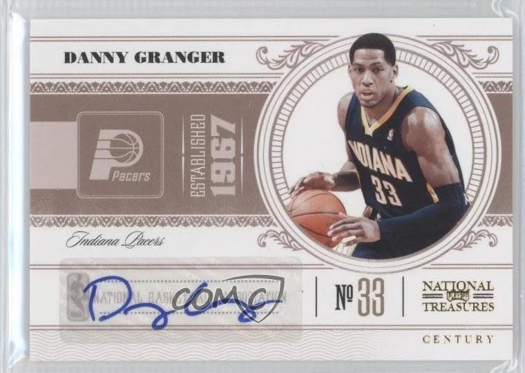 2010-11 Playoff National Treasures Signatures /25 Danny Granger #36 Auto - Image 1 of 2