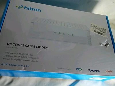 Hitron CODA DOCSIS 3.1 Cable Modem – Spectrum Cox Xfinity Compatible - Image 1 of 4