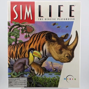 SimLife: The Genetic Playground, 1992, Big Box, New & Sealed - Picture 1 of 8