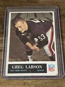 1965 Philadelphia Football Greg Larson New York Giants #118 - Bild 1 von 2