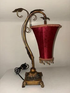 Vintage Metal And Resin Lamp - Picture 1 of 2