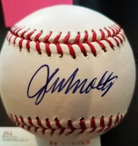 Atlanta Braves HOF Pitcher John Smoltz signed Official MLB baseball - JSA COA - Picture 1 of 5