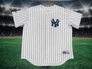New York Yankees Roger Clemens #22 Majestic Sz 2XL White Preowned Jersey - Picture 1 of 13