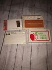 Vintage Recipe Card Lot Heres Whats Cookin 35 X 5 Current Blank New
