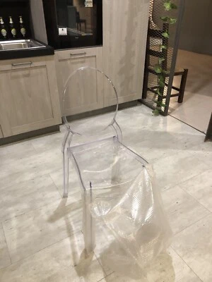 Sedia polipropilene stile Victoria Ghost trasparente - Immagine 1 di 2