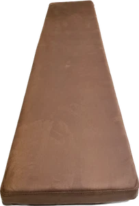 von 60-200x5 cm Bankauflage Polsterauflage Bankkissen Lederlook vintage whisky - Picture 1 of 6