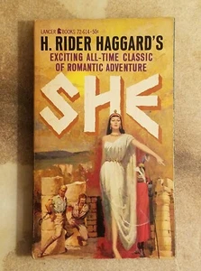 Vintage Paperback SHE  by H. Rider Haggard 1961 LANCER - Imagen 1 de 15