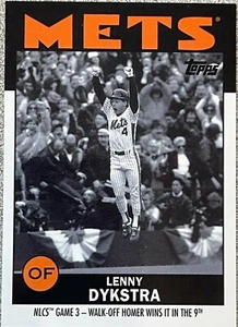 2021 Topps X Once Upon Time in Queens edición de coleccionista #41 Lenny Dykstra - Imagen 1 de 2