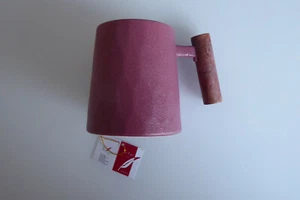 Tea Logic Becher 0,32 L. Dekor ROSSO rot Wabenmusteroptik Rosenholzgriff NEU - Bild 1 von 4