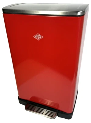 Wesco ONE BOY Mülleimer 40L Rot Abfalleimer Treteimer (ohne Einsatz) NEU OVP - Bild 1 von 4