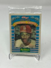 1991 Kellogg's Corn Flakes Bob Gibson Lenticular/3D Card SEALED