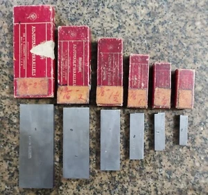 🗽JUEGO DE 6 PIEZAS STARRETT PARALELOS AJUSTABLES - Imagen 1 de 10