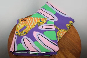 IKEA BUSKVICKER CUSHION COVERS SET OF 2 100% COTTON TIGERS / STRIPED 20" x 20" - Picture 1 of 9