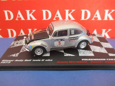 Die cast 1/43 Modellino Auto Volkswagen 1302 S Rally Isola d'Elba 1973 Warmbold - Immagine 1 di 4